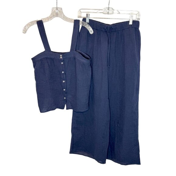 LAKE Hamptons Pants Set in English Navy NWOT - Size XS - Picture 3 of 13